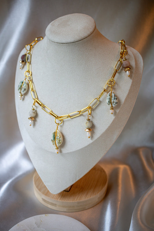 Delaney Chunky Paperclip Necklace