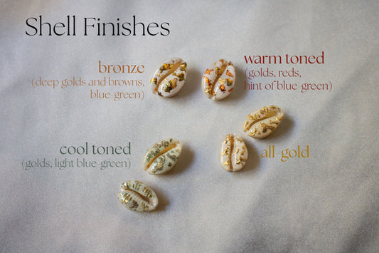 Shell-Studded Pendant Charm