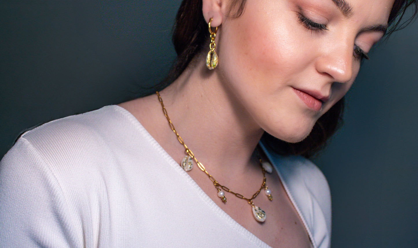 Chunky Gilded Drops