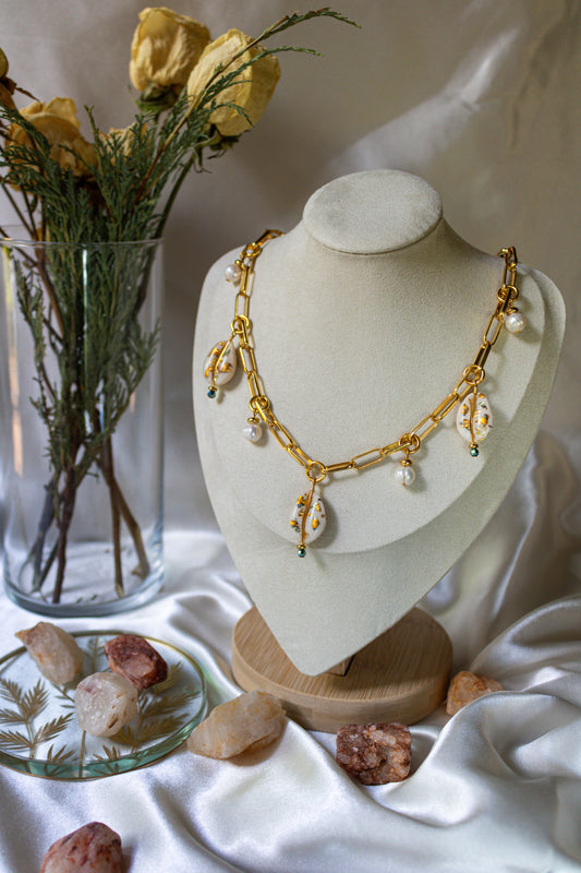 Delphine Chunky Paperclip Necklace