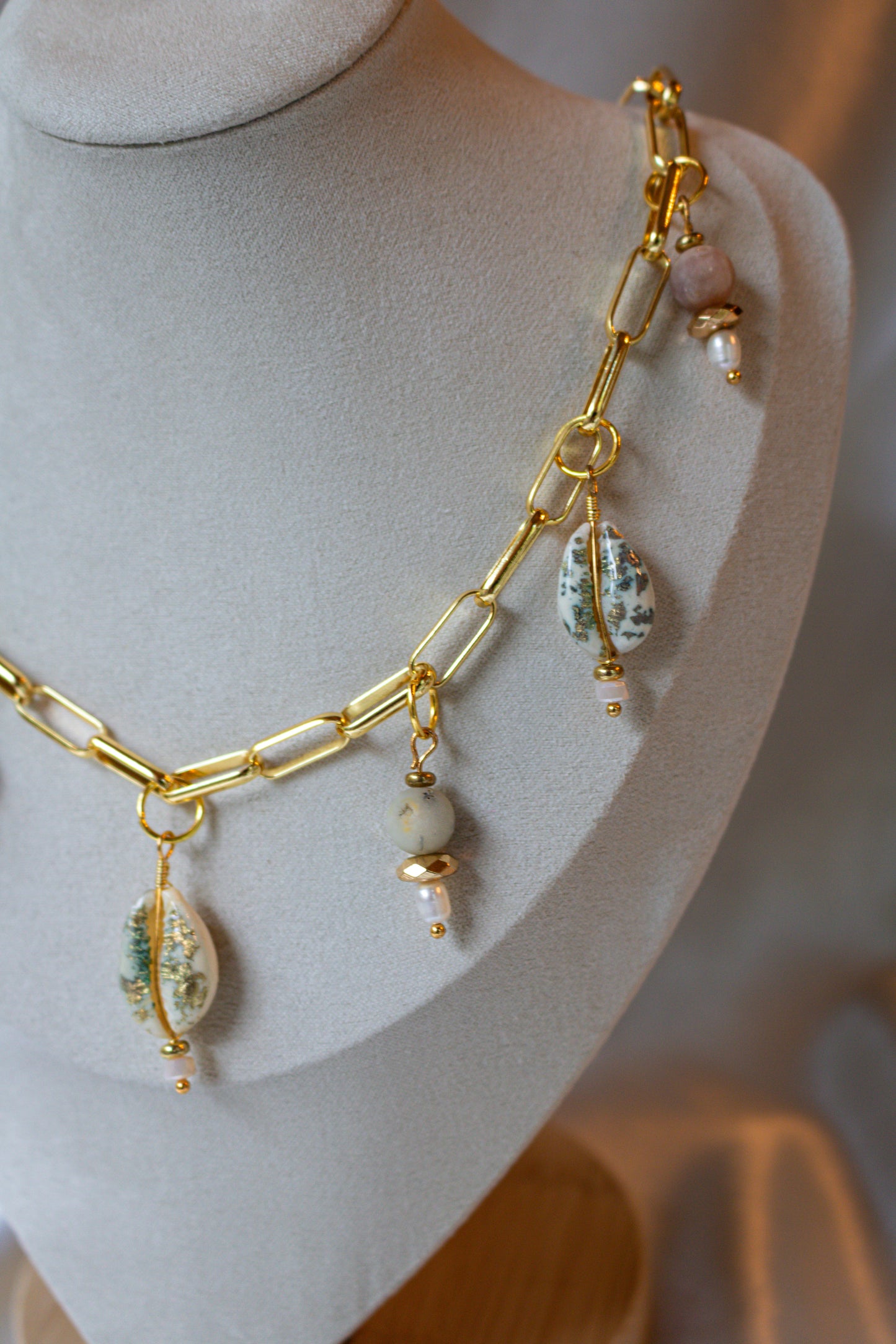 Delaney Chunky Paperclip Necklace