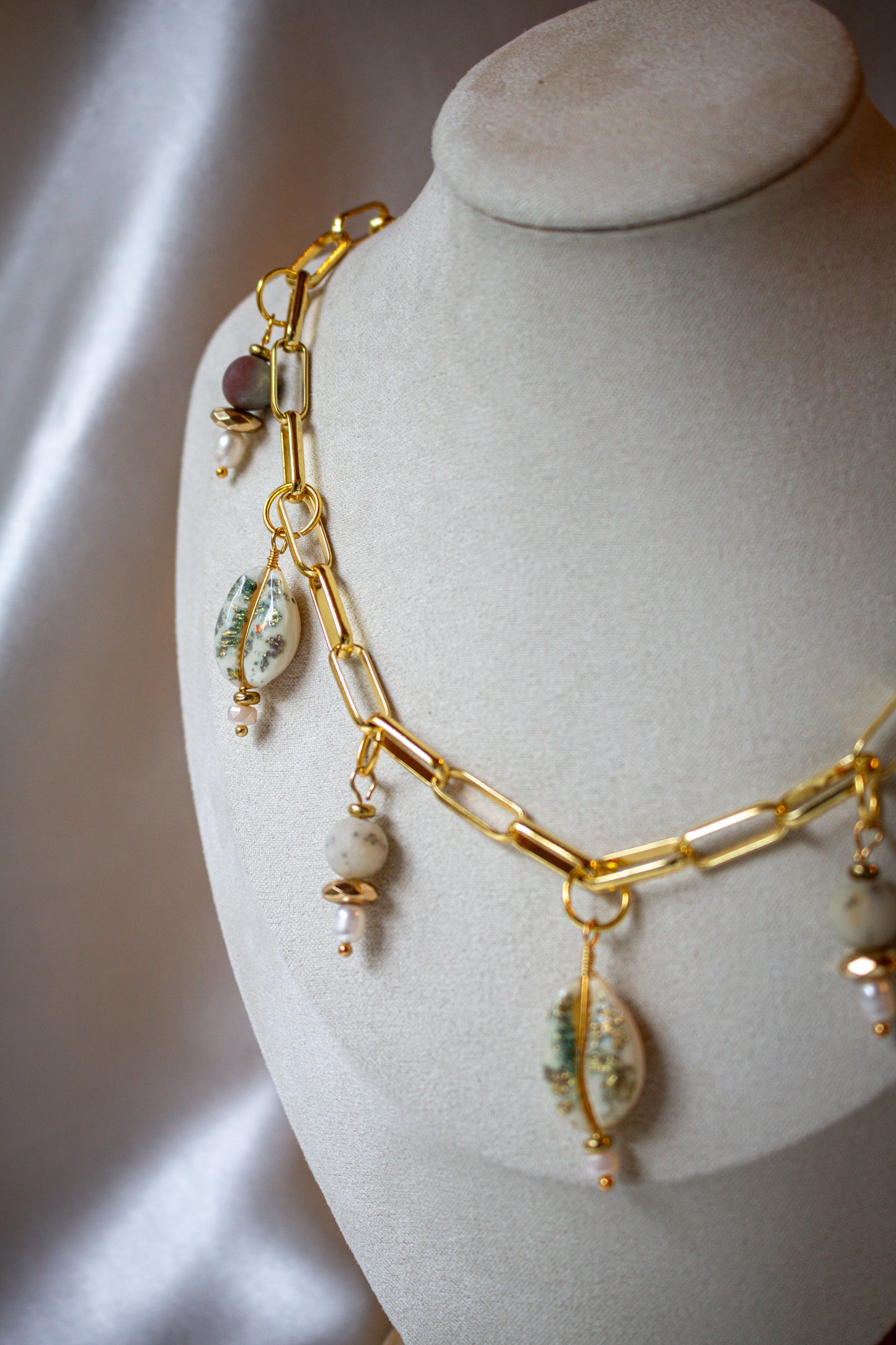 Delaney Chunky Paperclip Necklace