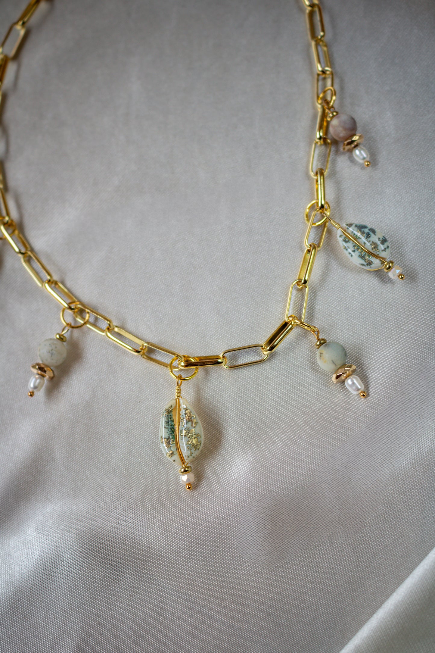 Delaney Chunky Paperclip Necklace