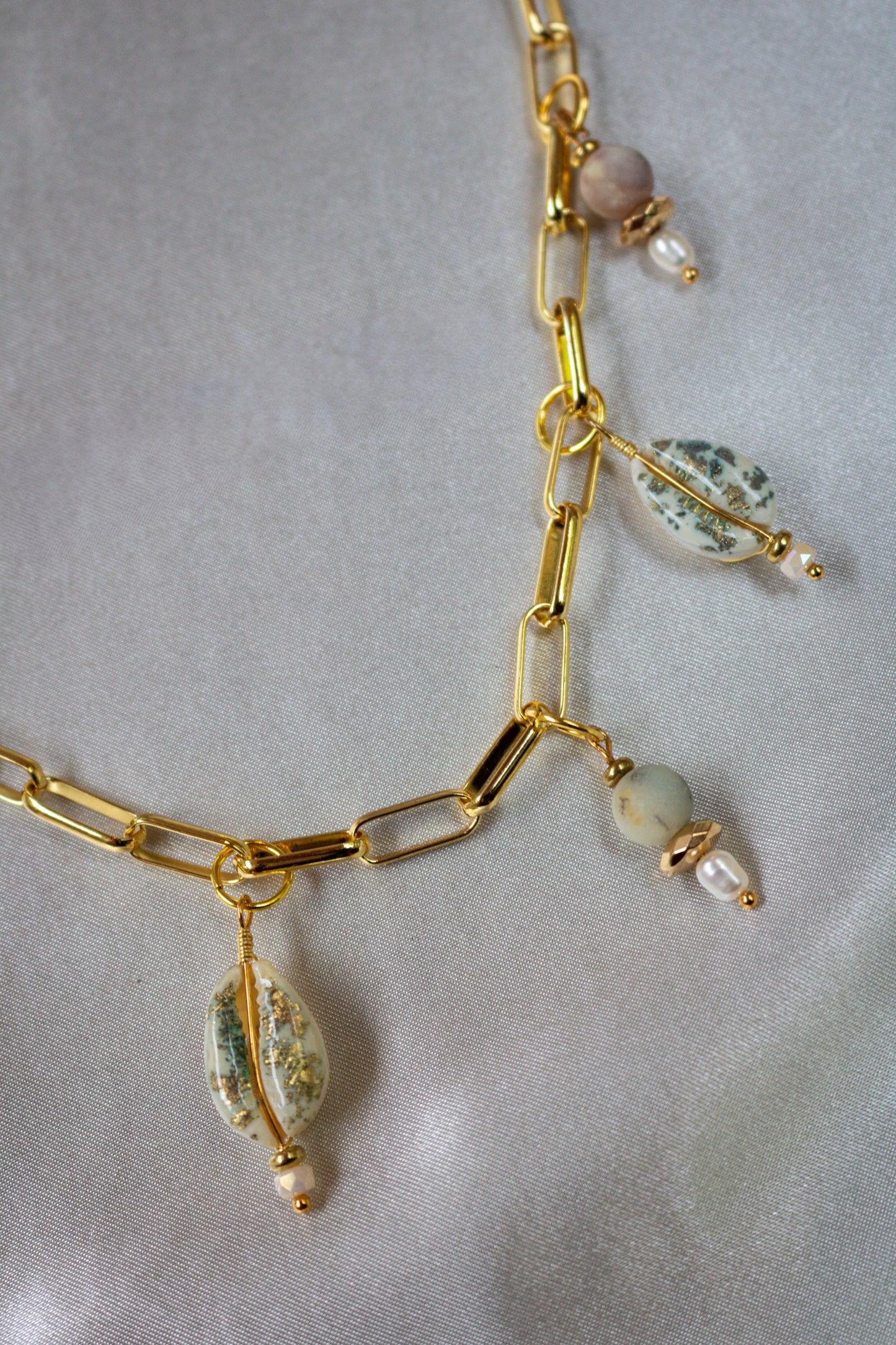 Delaney Chunky Paperclip Necklace